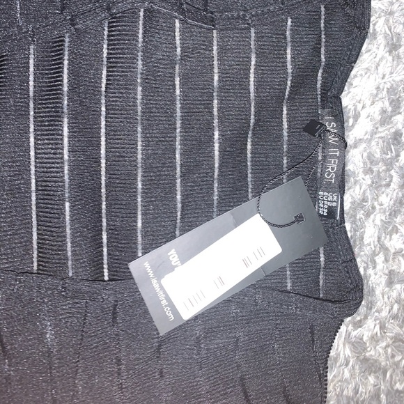 black plunge neck body suit - Picture 6 of 7